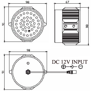 Projecteur à LED IR-60M